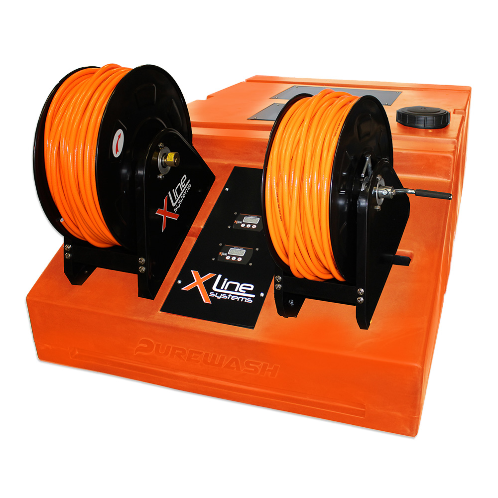 350 LTR Window Cleaning Trailer System 2 Operators Xline Systems